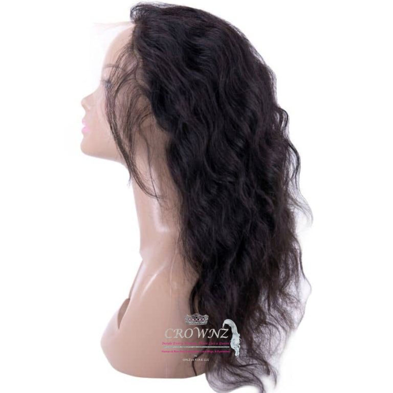 Raw Indian Hair Transparent Lace Front Wig Curly